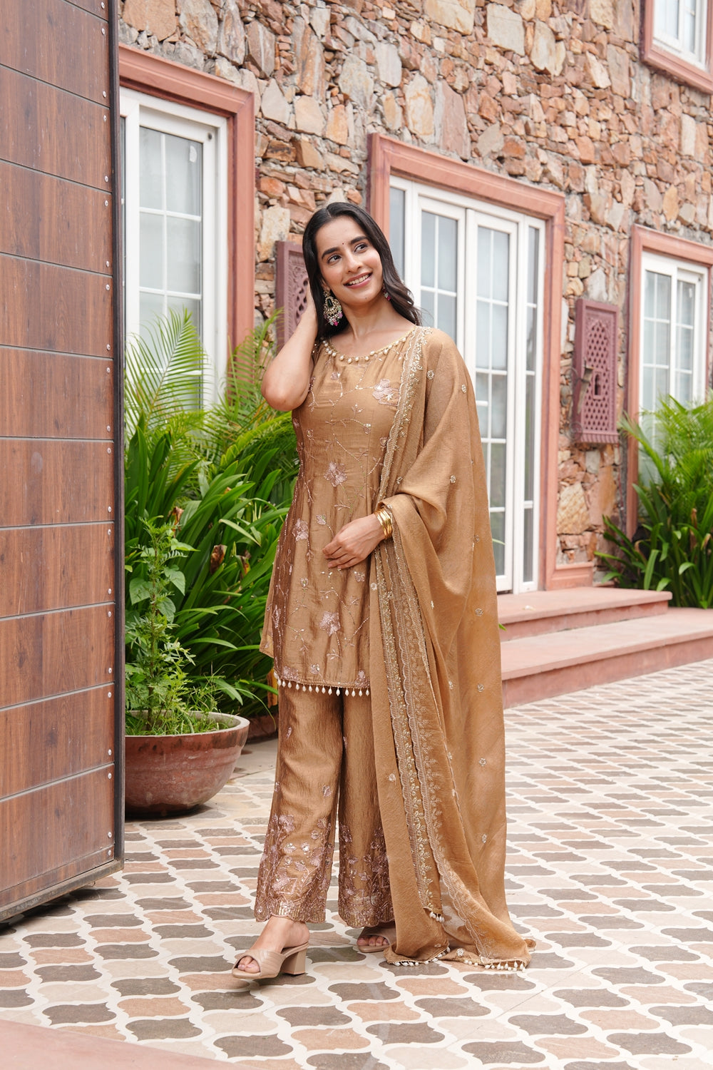 Anvika Heavy Embroidered Kurta Set