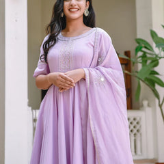 Lavender Fog Suit Set - Indianvirasat