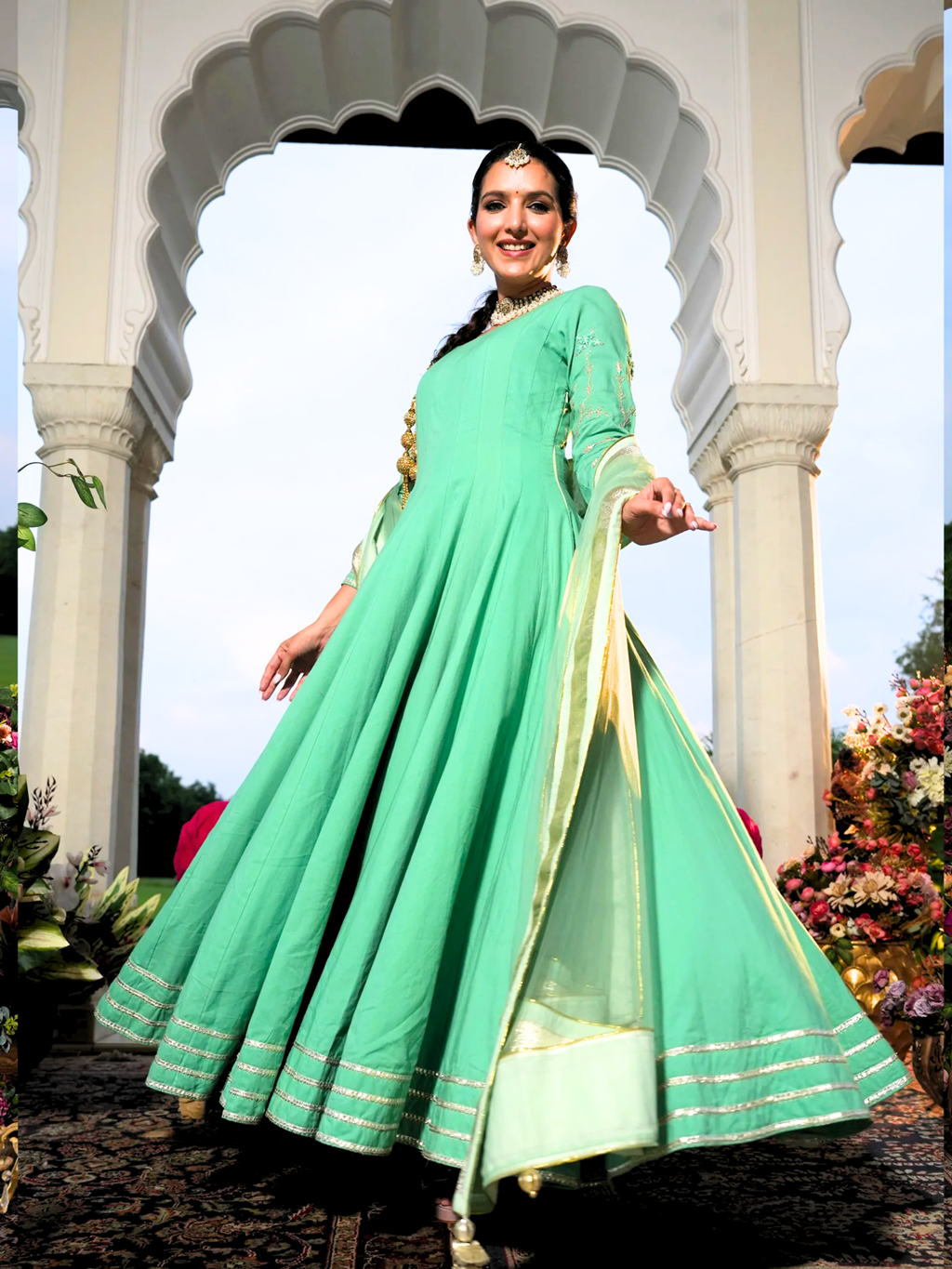 Mint Noor Kurta Set
