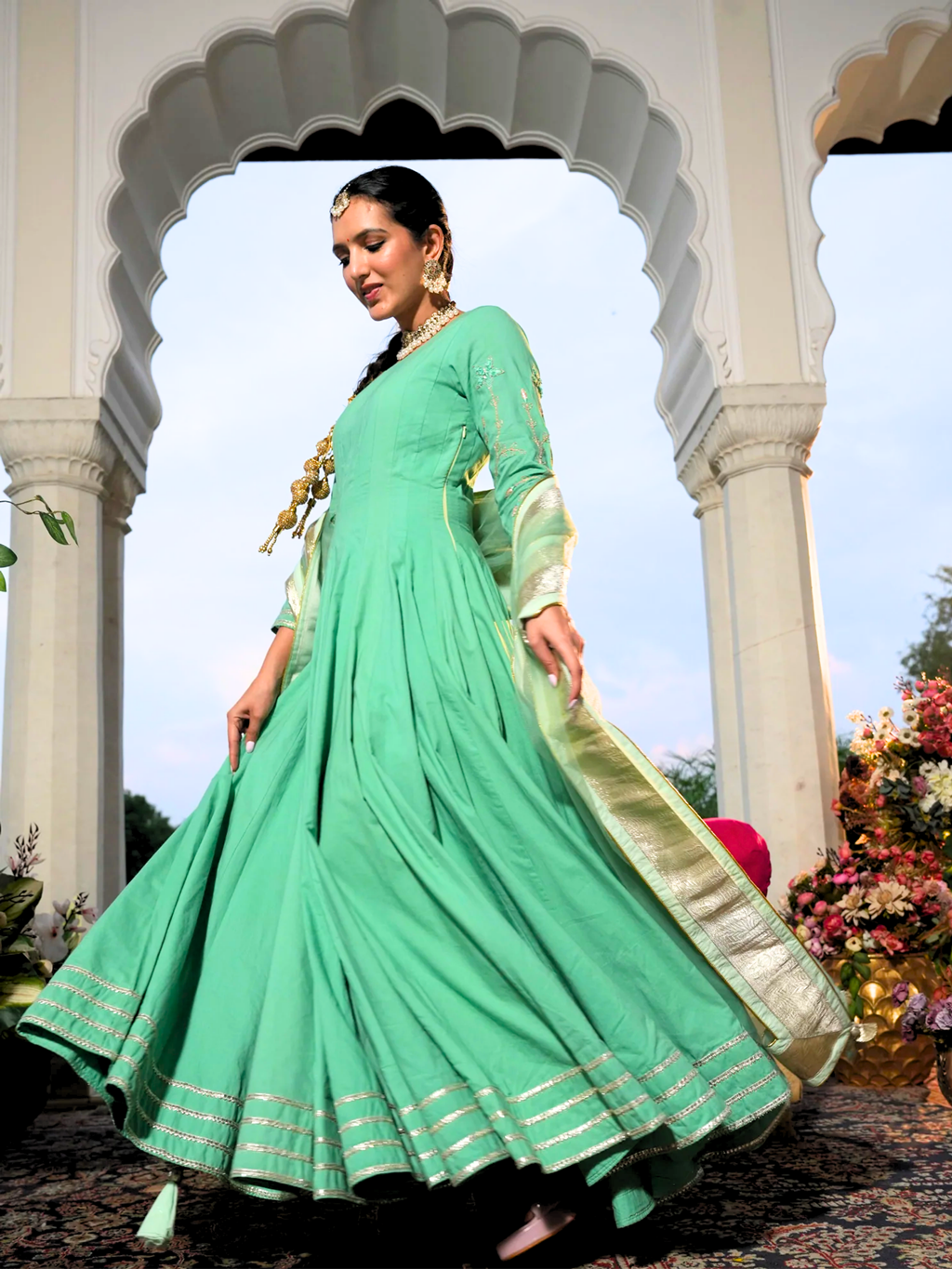 Mint Noor Kurta Set