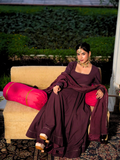 Noor Wine Kurta Set