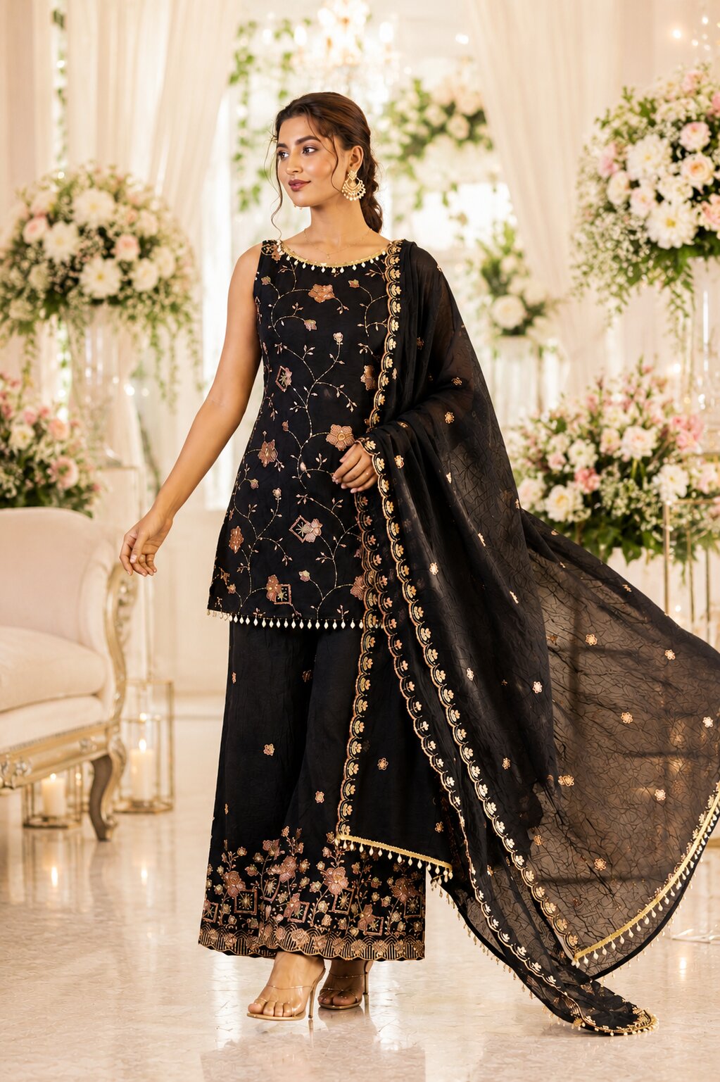 Zivara Noir Heritage Kurta Set