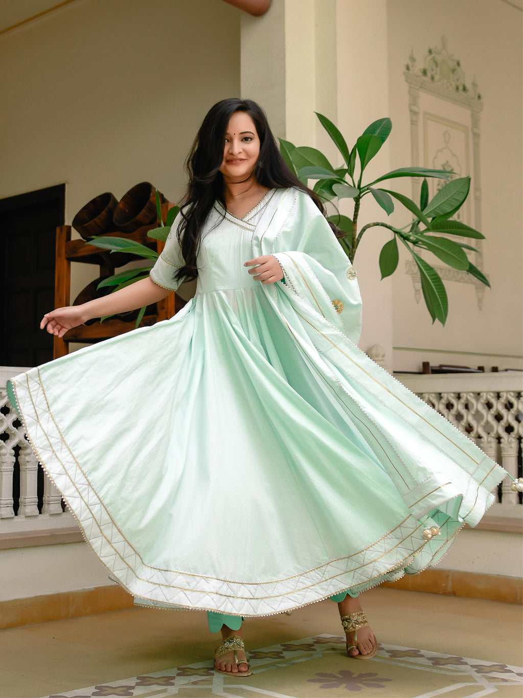 Pantone Cotton suit set - Indianvirasat