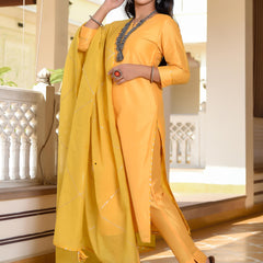 Mesmerizing Happy Yellow Suit Set