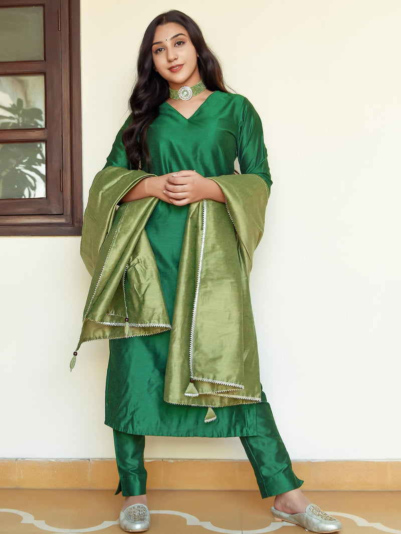 Shades of green Suit Set