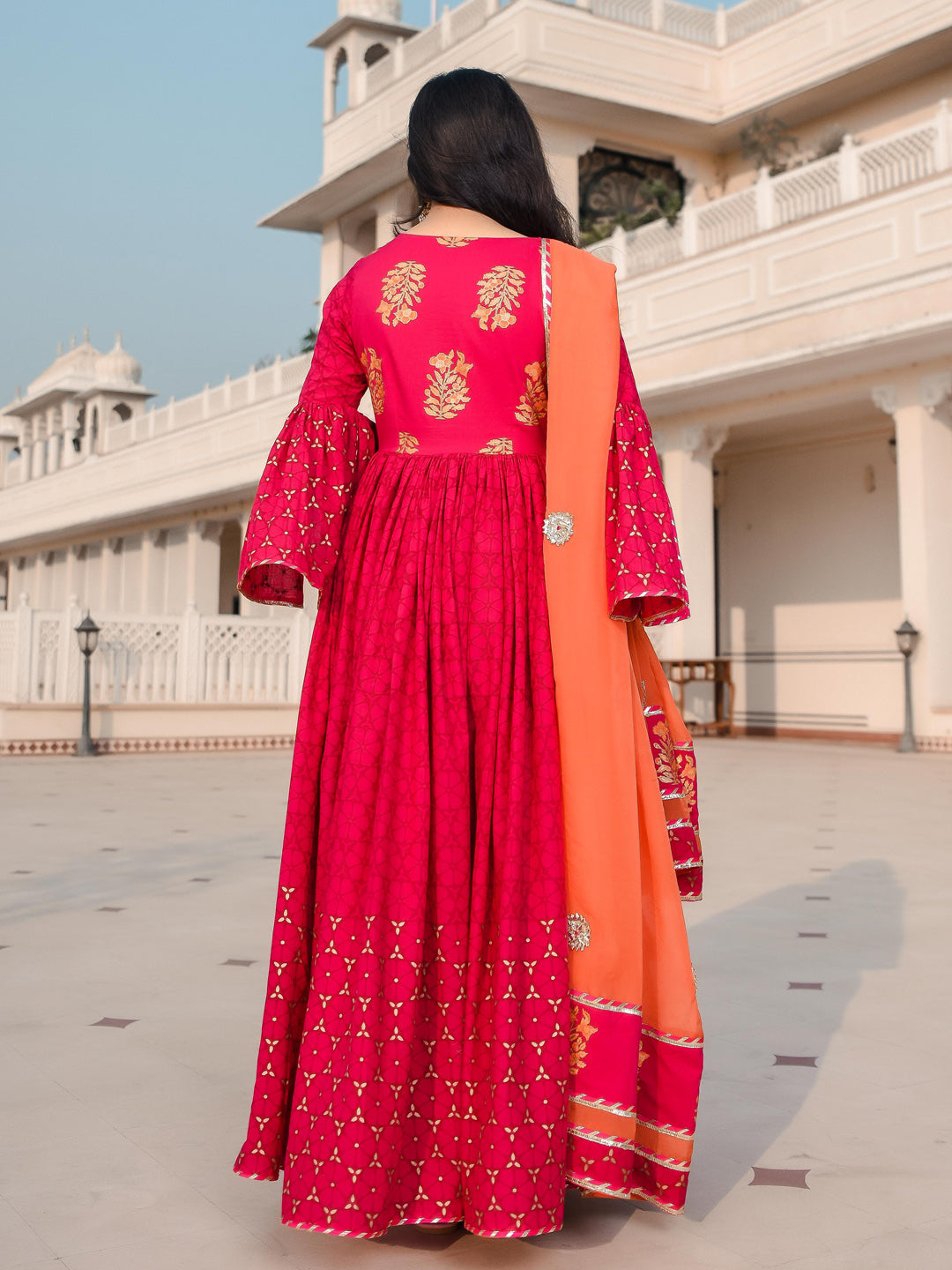 Buy Pink Dress Online in Kerala & Tamil Nadu | AR10016 | Moher.in –  shopmoher