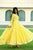 Pineapple Yellow Anarkali Dress With Dupatta