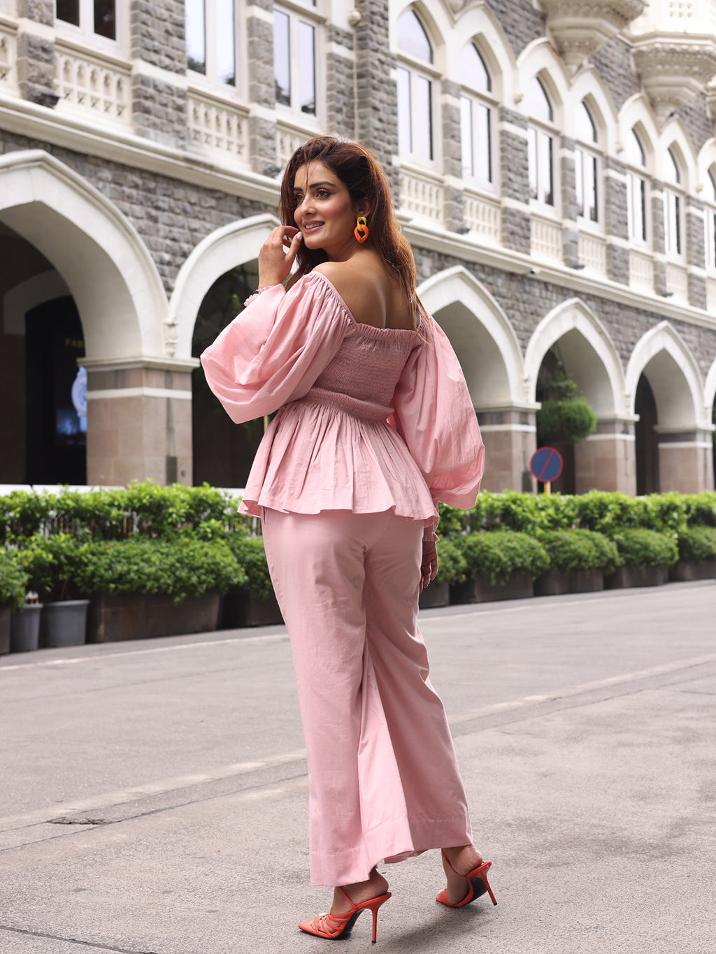 Peach Co-Ord Set - Indianvirasat