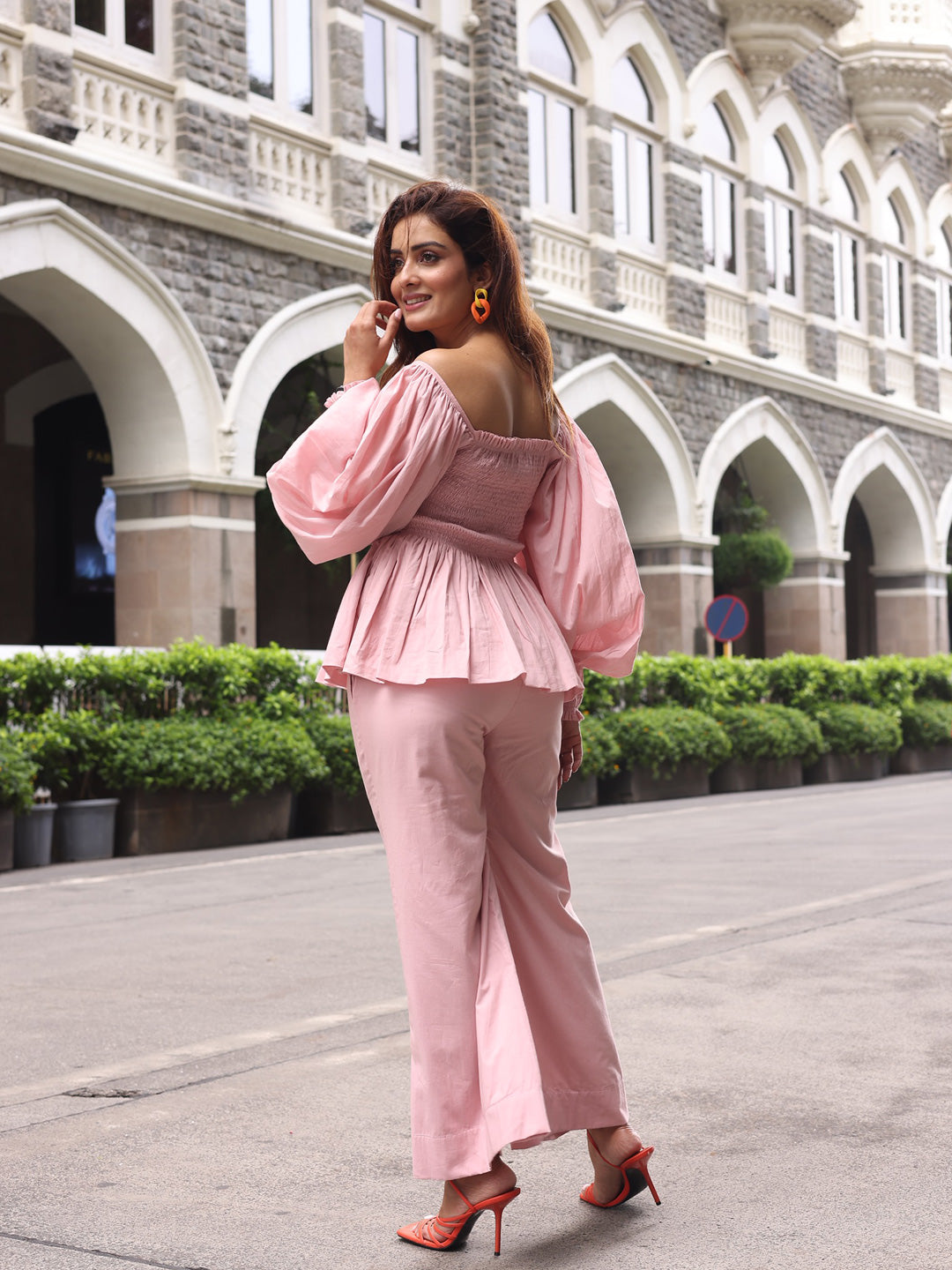 Peach Co-Ord Set - Indianvirasat
