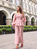 Peach Co-Ord Set - Indianvirasat
