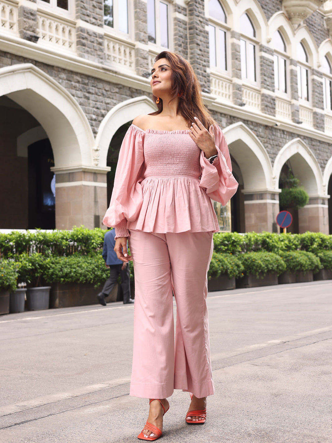 Peach Co-Ord Set - Indianvirasat