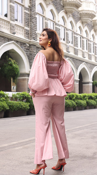 Peach Co-Ord Set - Indianvirasat