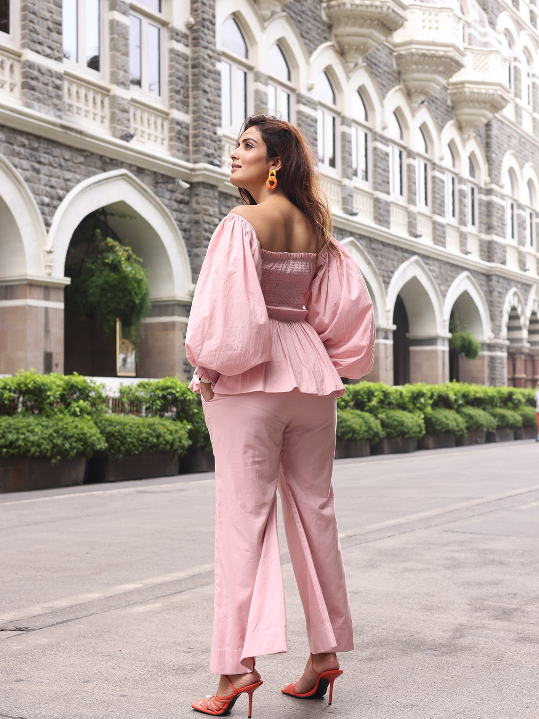Peach Co-Ord Set - Indianvirasat