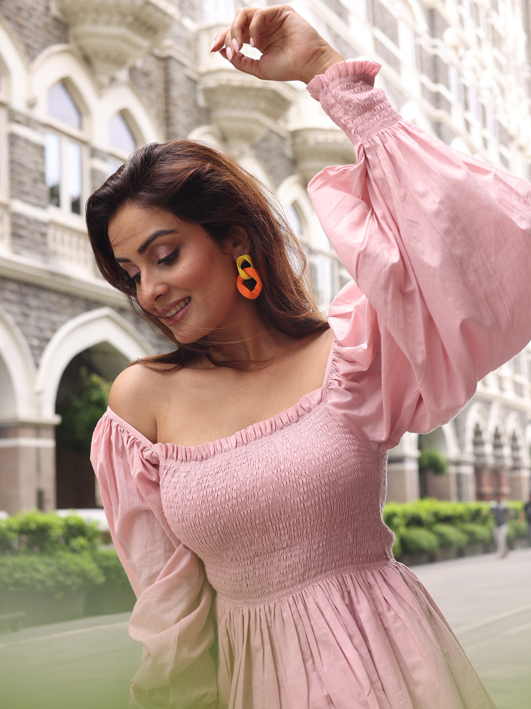 Peach Co-Ord Set - Indianvirasat